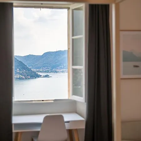 Amazing View With Jacuzzi, Private Garden And Gym Apartment Cernobbio